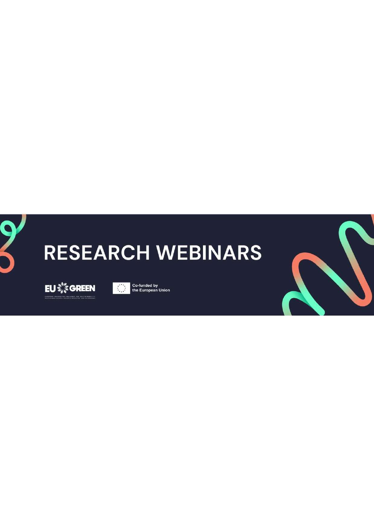 EU GREEN Research webinars - 12/02